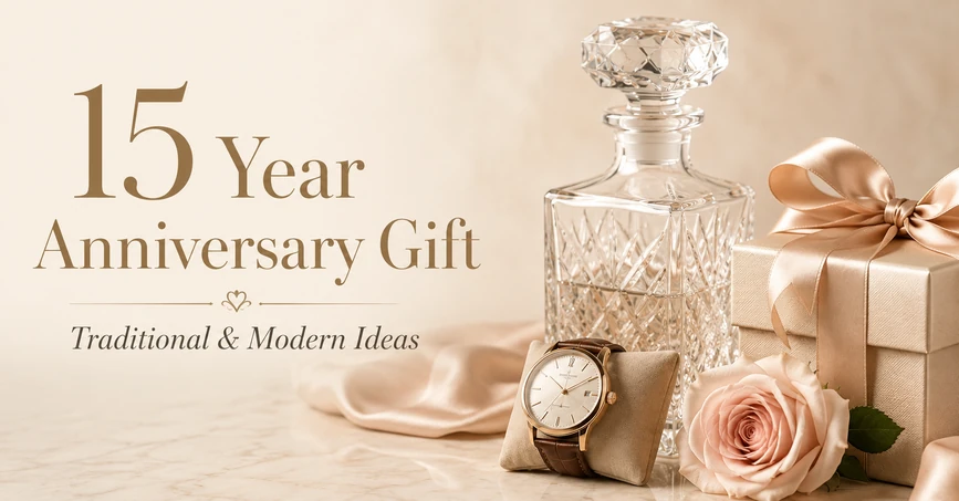 15 year anniversary gift - traditional and modern