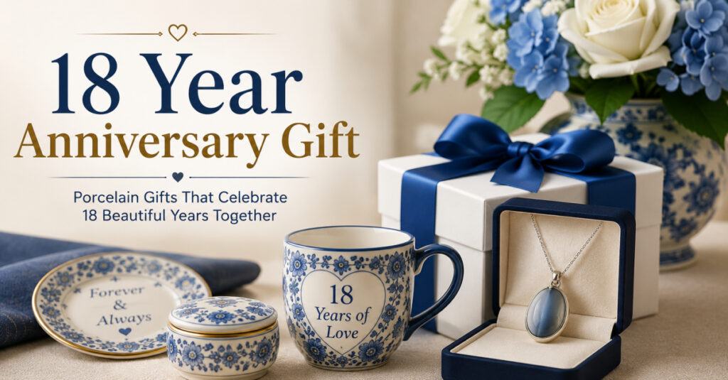 18 year anniversary gift traditional and modern