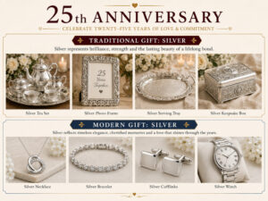25th year anniversary gift