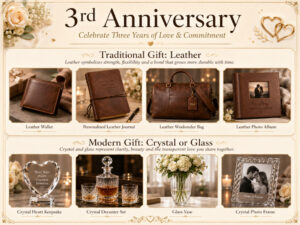 3rd year anniversary gifts