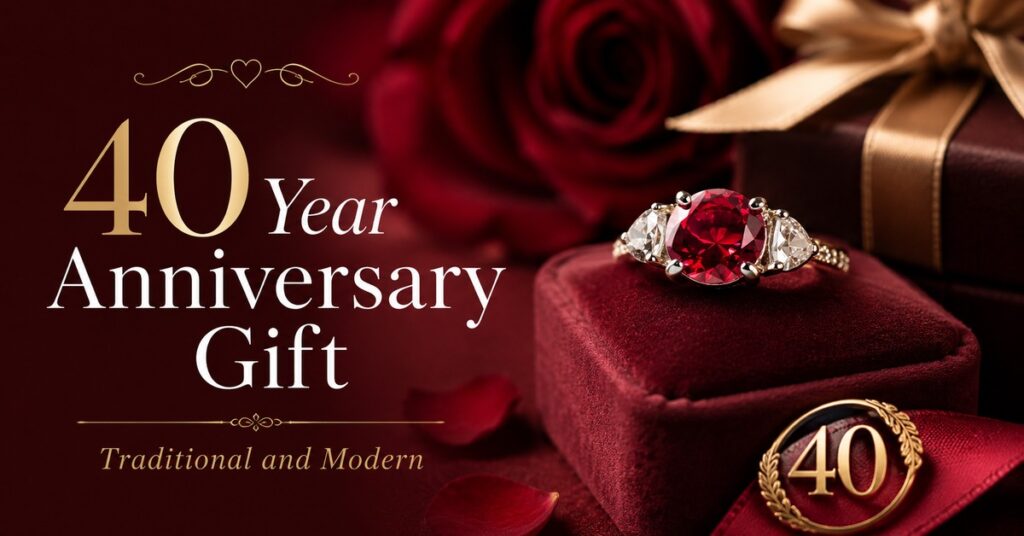 40_year_anniversary_gift_traditional and modern