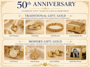 50th year anniversary gifts
