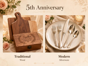 5th Year Anniversary Gifts